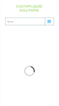 Mobile Screenshot of customliquidsolutions.com